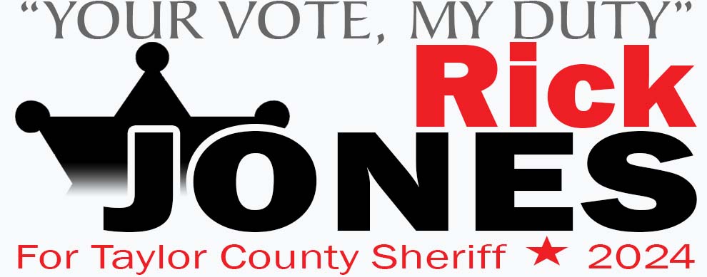 Jones For Taylor County Sheriff